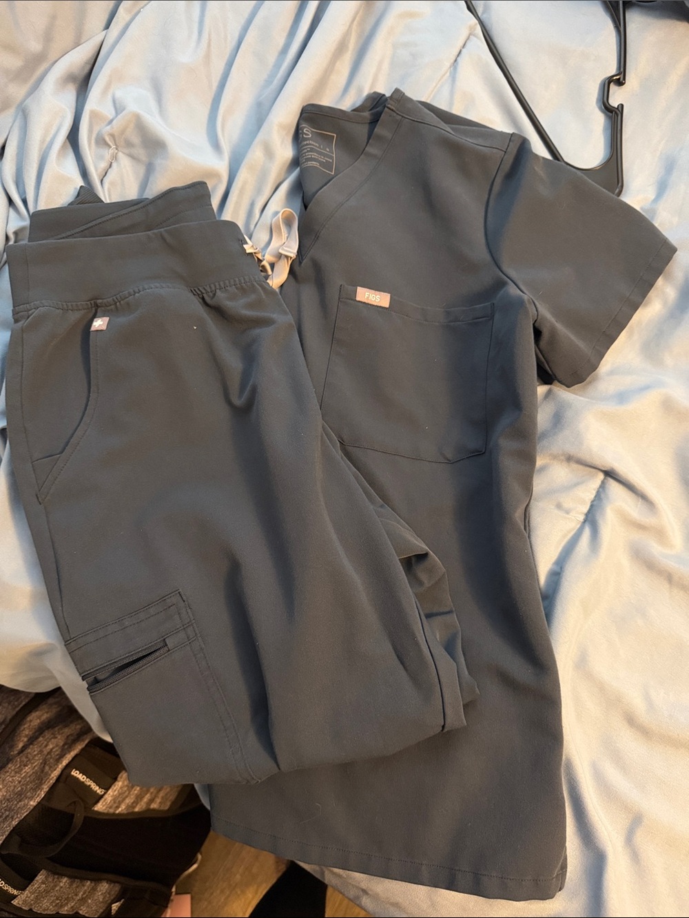 Figs Women’s Scrub Top & Jogger Pants dark harbor